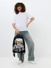 Рюкзак джинсовый / Кот Космонавт