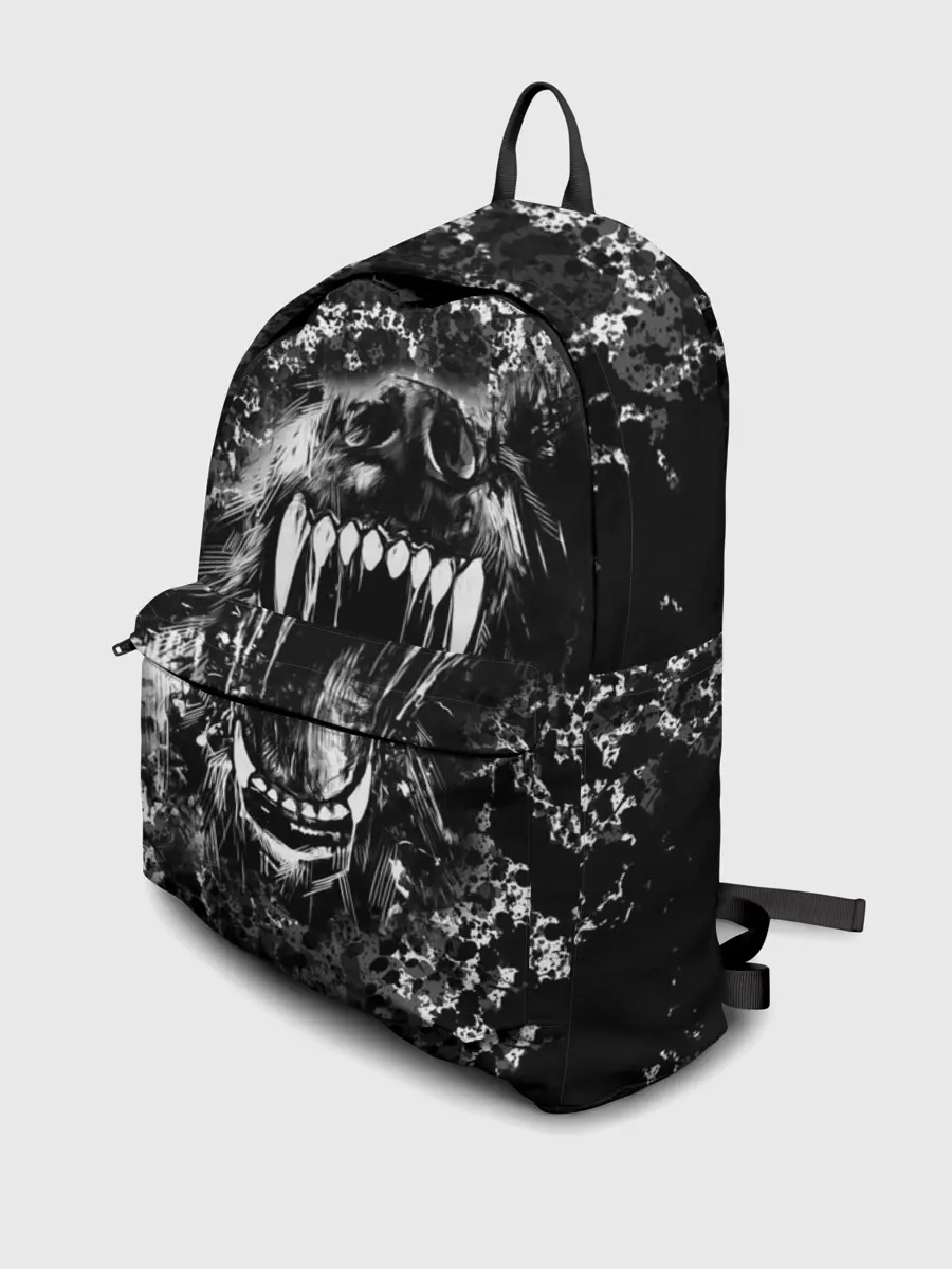 Рюкзак джинсовый / Волчья пасть