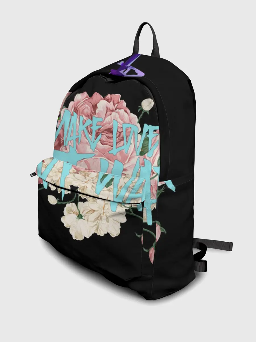 Рюкзак джинсовый / Нет войне.