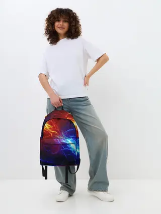 Рюкзак джинсовый / БИТВА МОЛНИЙ / BATTLE FLASH