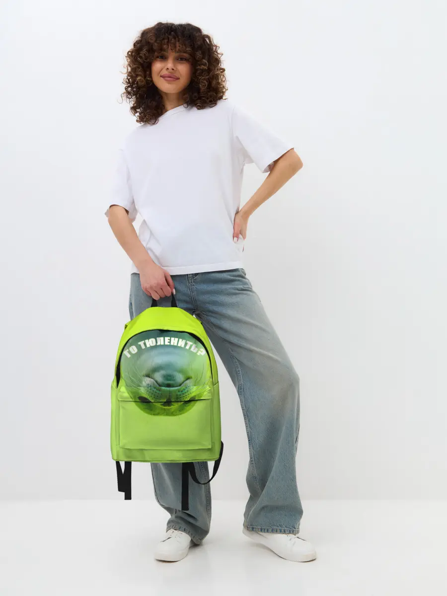 Рюкзак джинсовый / Го тюленить?