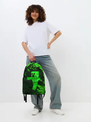 Рюкзак джинсовый / MINECRAFT CREEPER