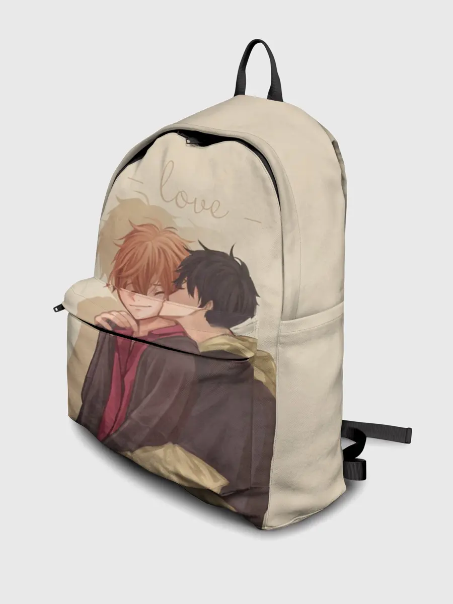 Рюкзак джинсовый / Парни целуются