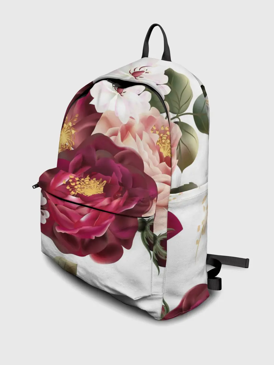 Рюкзак джинсовый / Розы
