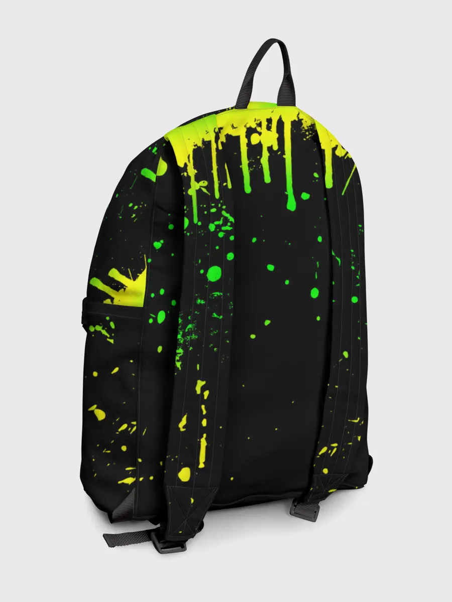 Рюкзак джинсовый / НЕОНОВЫЕ ПОДТЕКИ