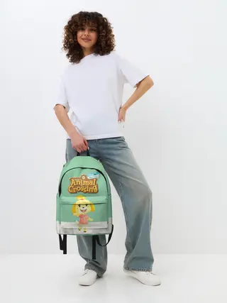 Рюкзак джинсовый / Animal Crossing