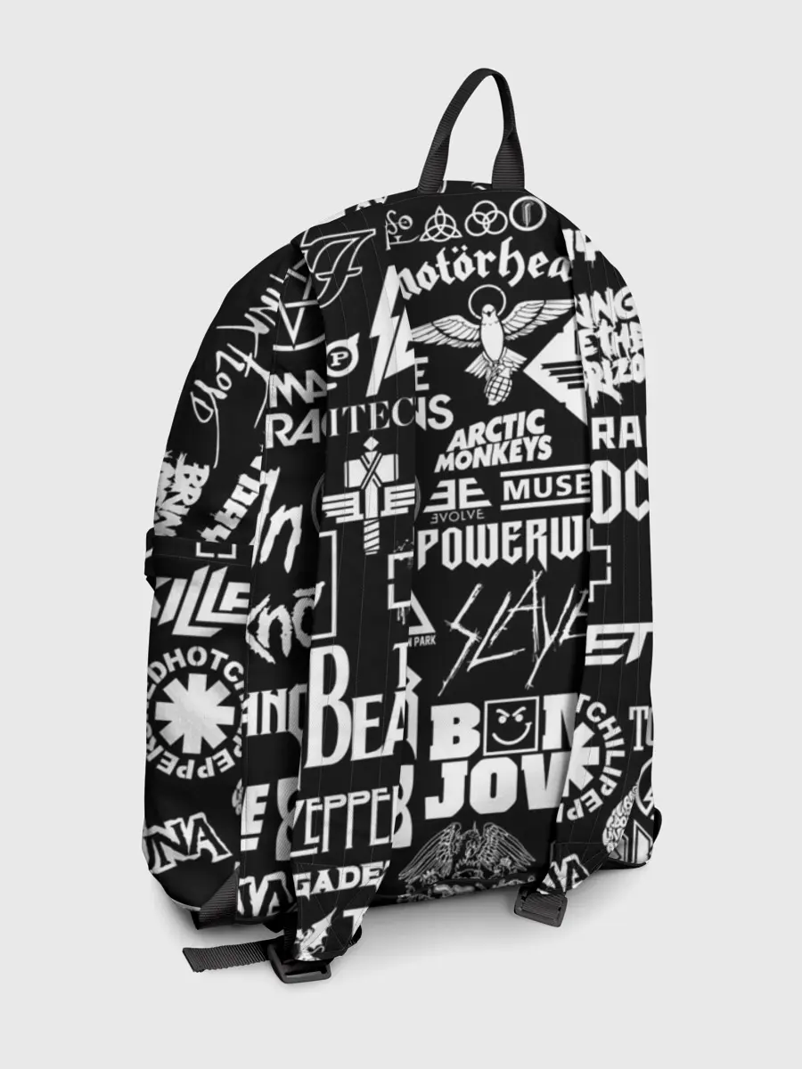 Рюкзак джинсовый / ЛОГОТИПЫ РОК ГРУПП