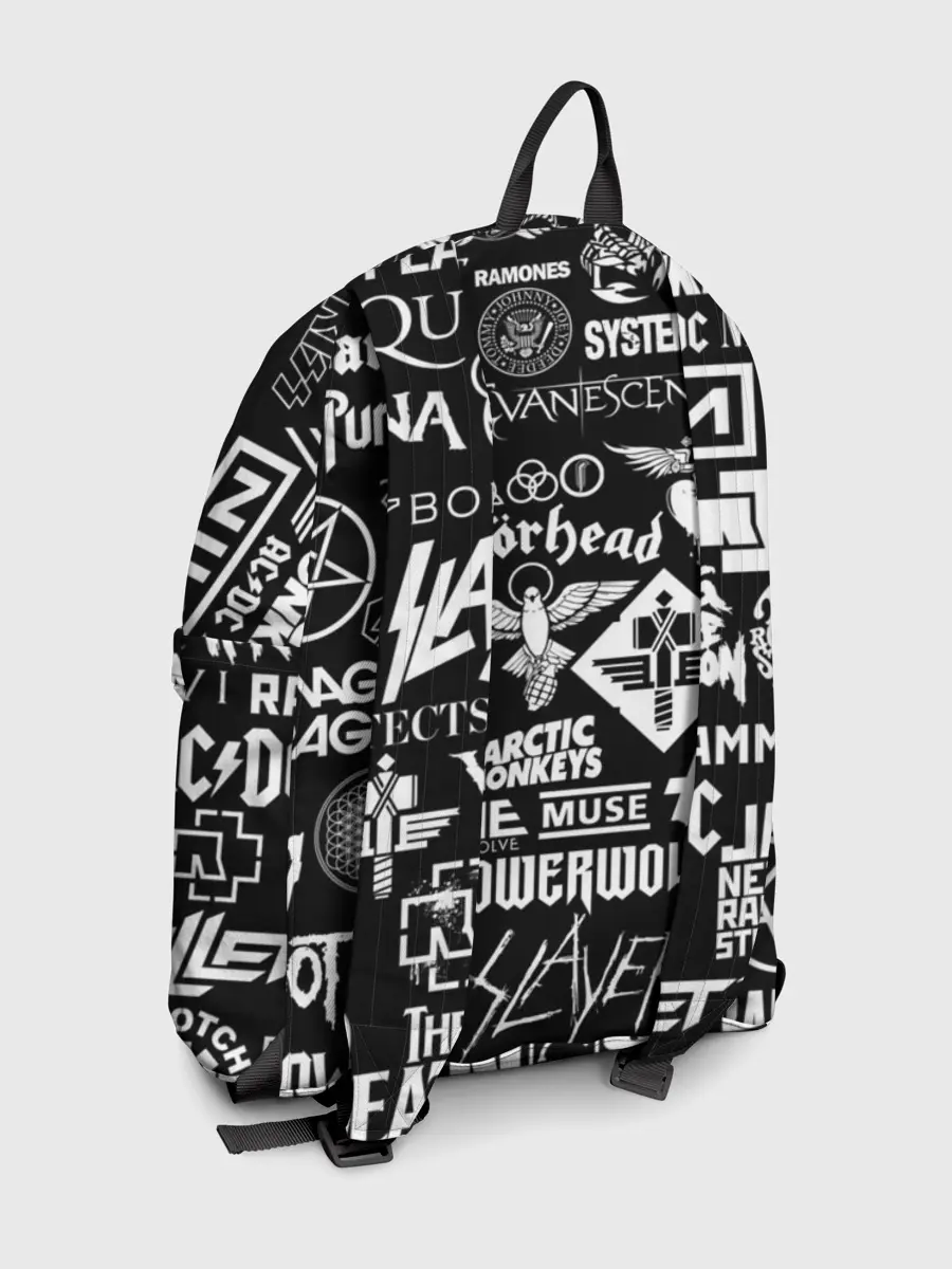 Рюкзак джинсовый / ЛОГОТИПЫ РОК ГРУПП