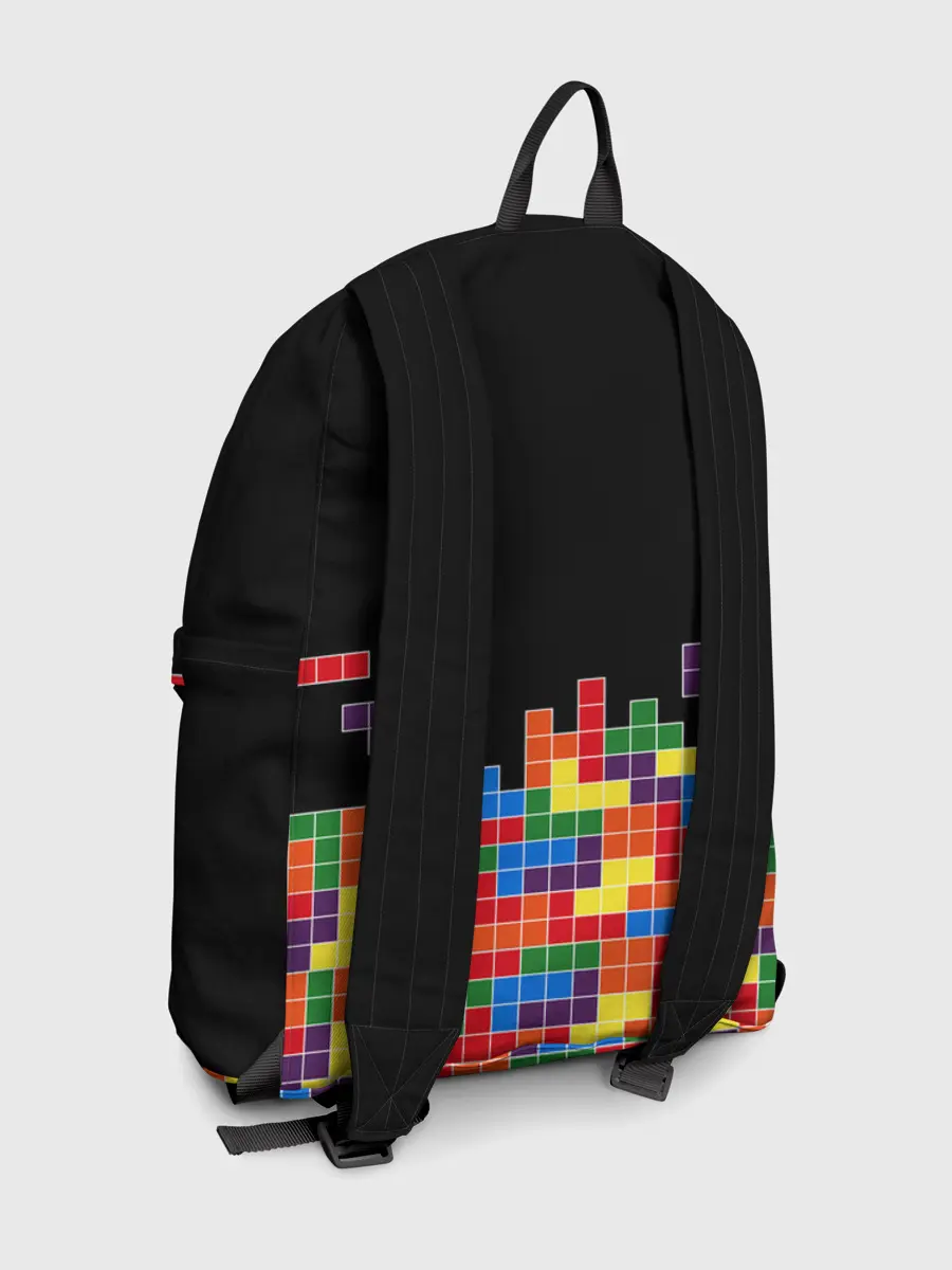 Рюкзак джинсовый / ТЕТРИС