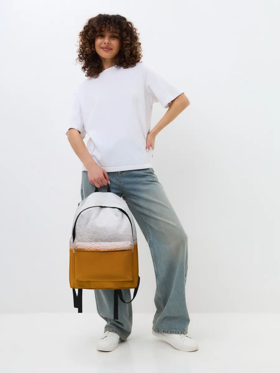 Рюкзак джинсовый / ТЕМА:ПИВО