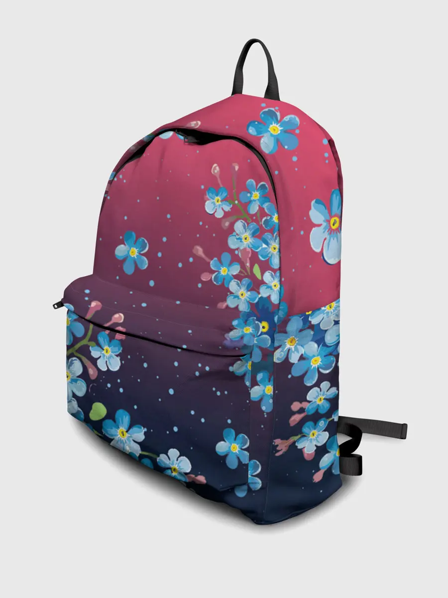 Рюкзак джинсовый / НЕЗАБУДКИ