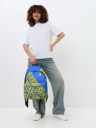 Рюкзак джинсовый / Форма Казахстан