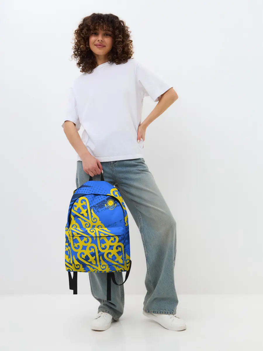 Рюкзак джинсовый / Форма Казахстан