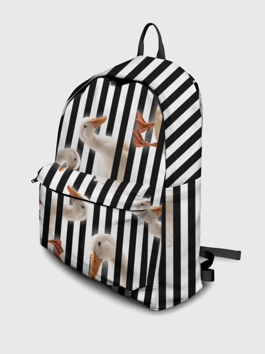 Рюкзак джинсовый / Гуси