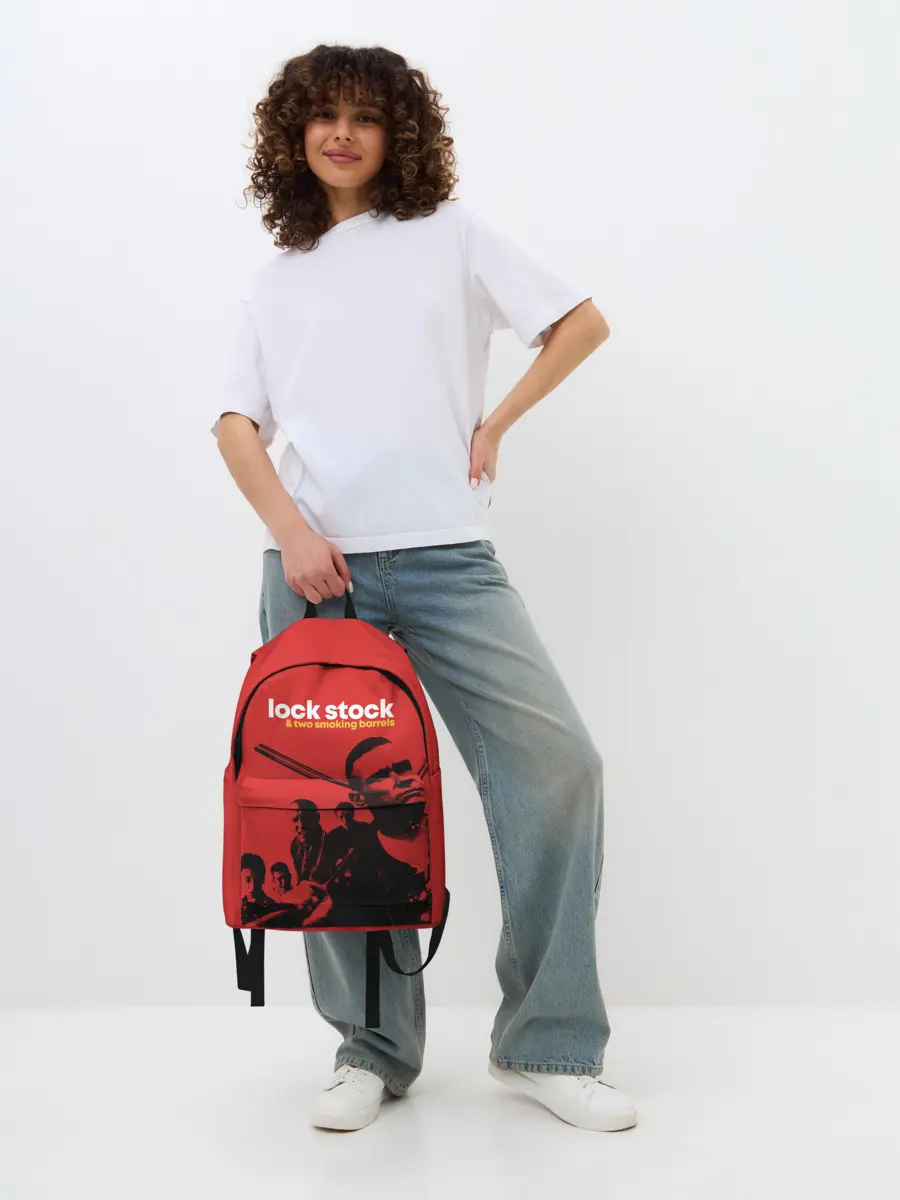 Рюкзак джинсовый / Карты деньги два ствола