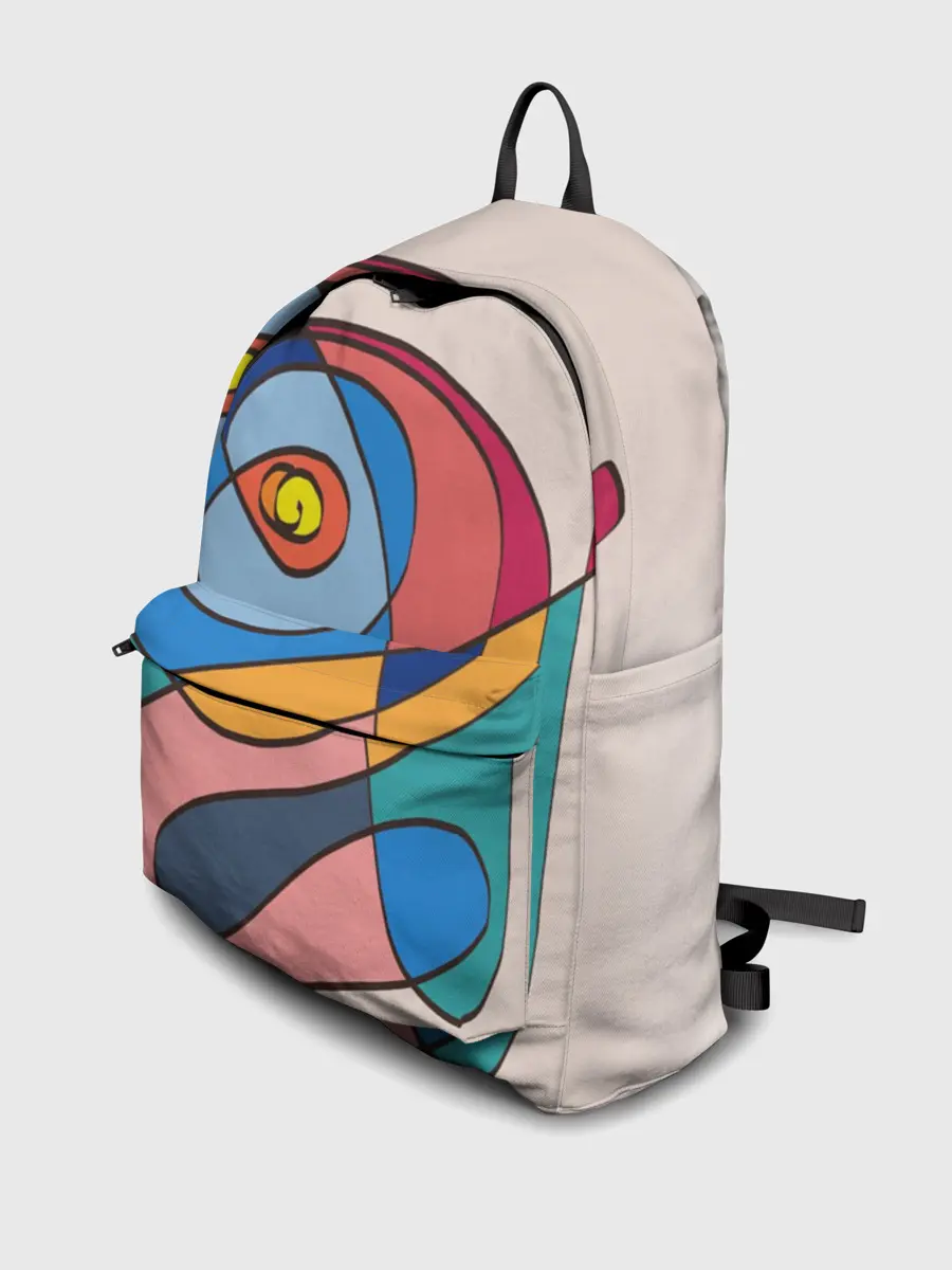 Рюкзак джинсовый / Абстракция полет фантазии