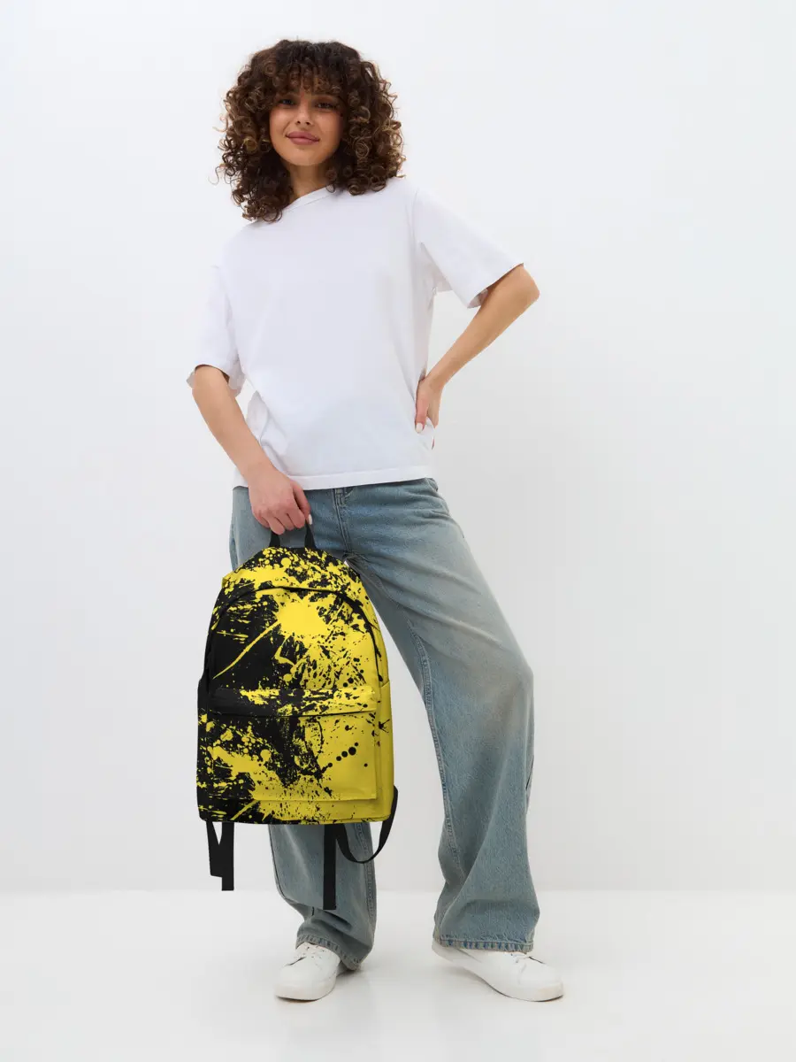 Рюкзак джинсовый / Ночное солнце