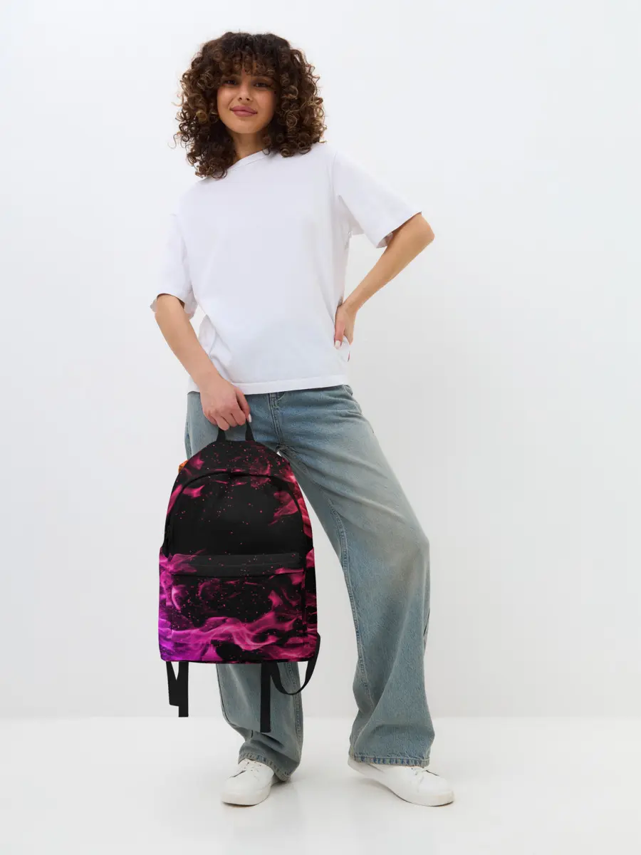 Рюкзак джинсовый / ОГОНЬ