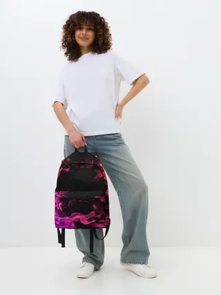 Рюкзак джинсовый / ОГОНЬ