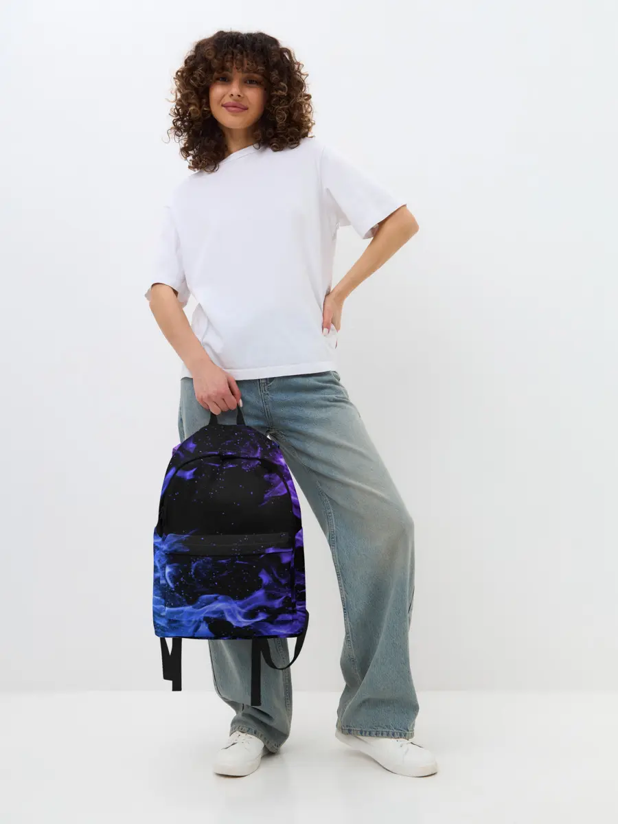 Рюкзак джинсовый / ОГОНЬ