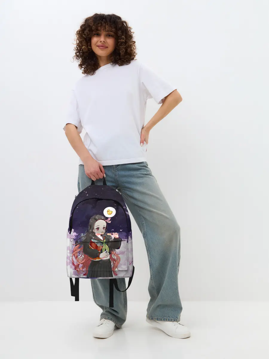 Рюкзак джинсовый / Незуко