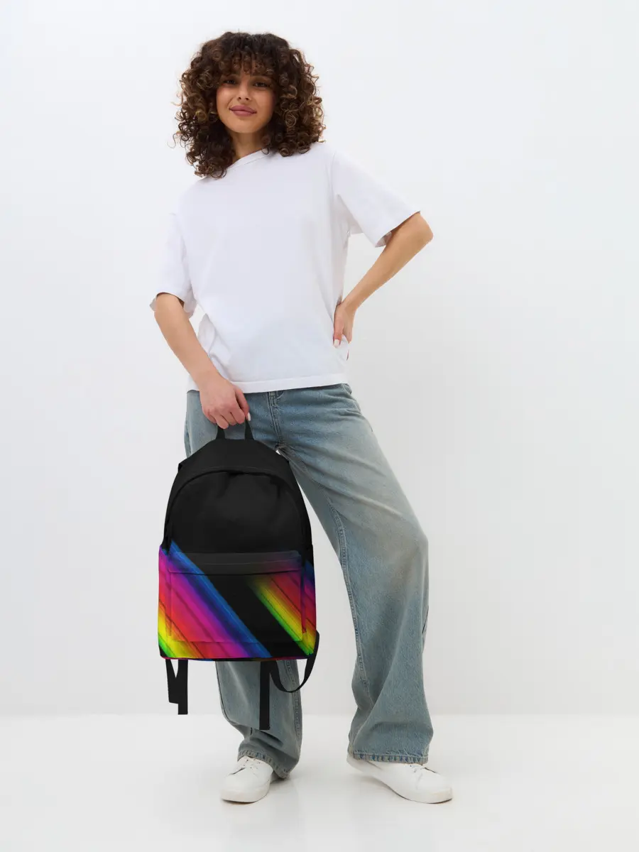 Рюкзак джинсовый / НЕОНОВАЯ ТЕКСТУРА