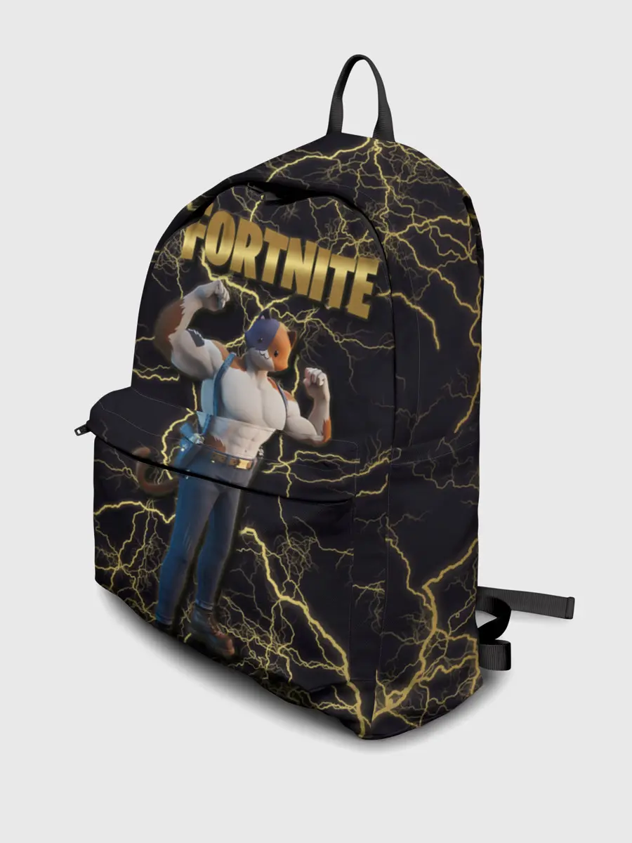 Рюкзак джинсовый / Meowcles Fortnite 2