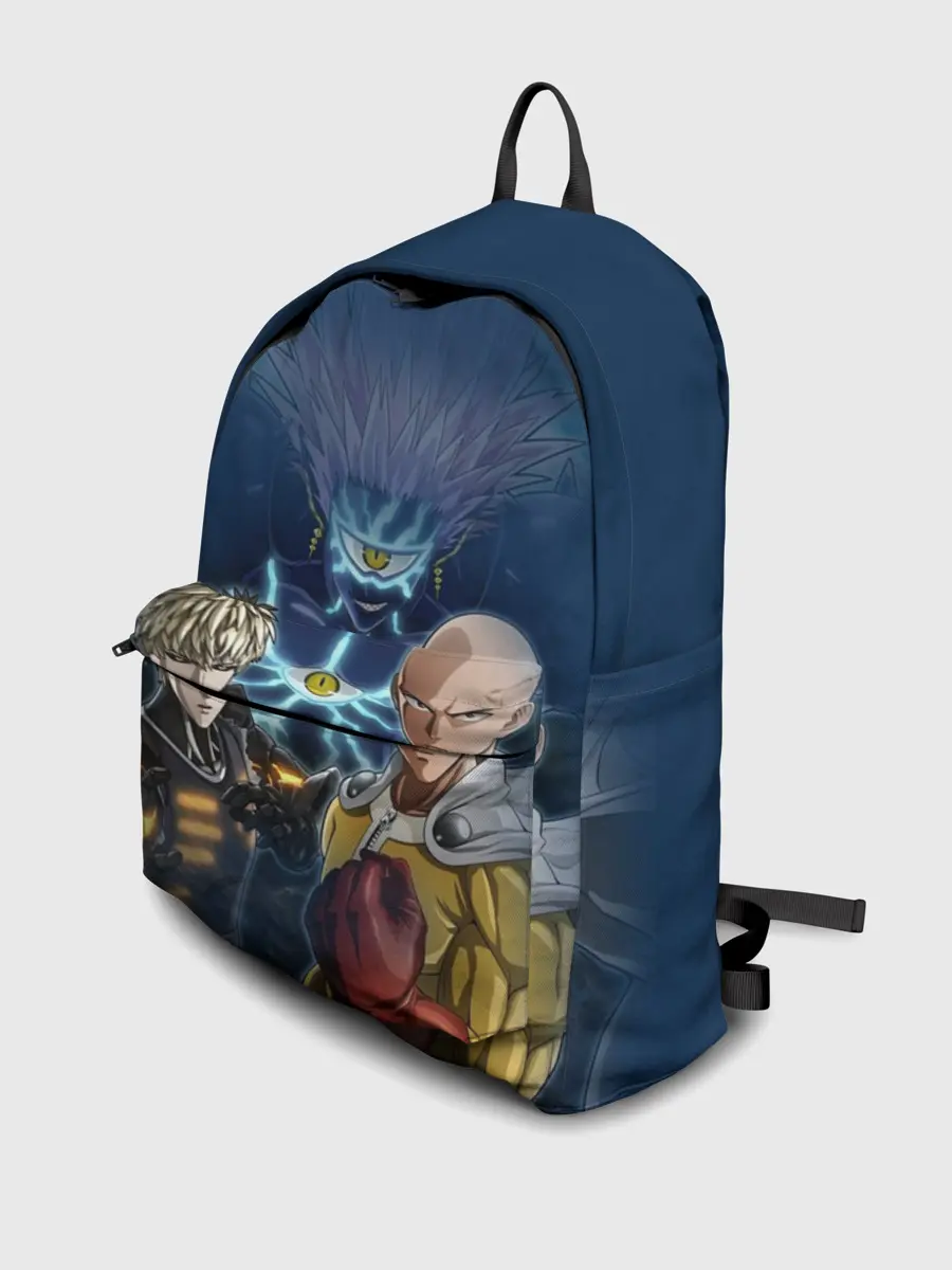 Рюкзак джинсовый / Сайтама и соперники