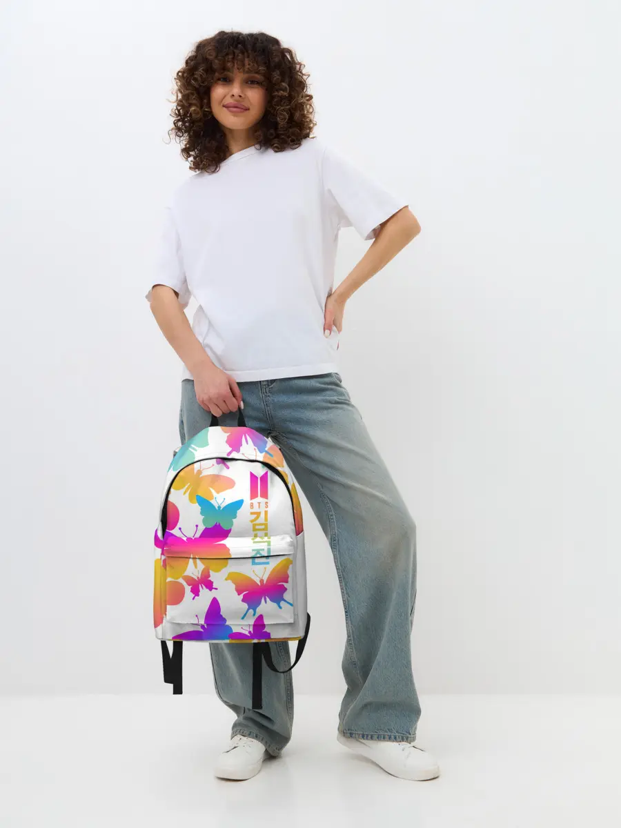 Рюкзак джинсовый / BTS