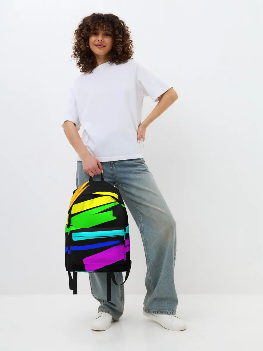 Рюкзак джинсовый / НЕОНОВЫЕ КРАСКИ