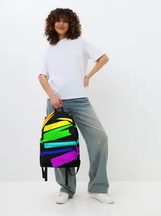 Рюкзак джинсовый / НЕОНОВЫЕ КРАСКИ