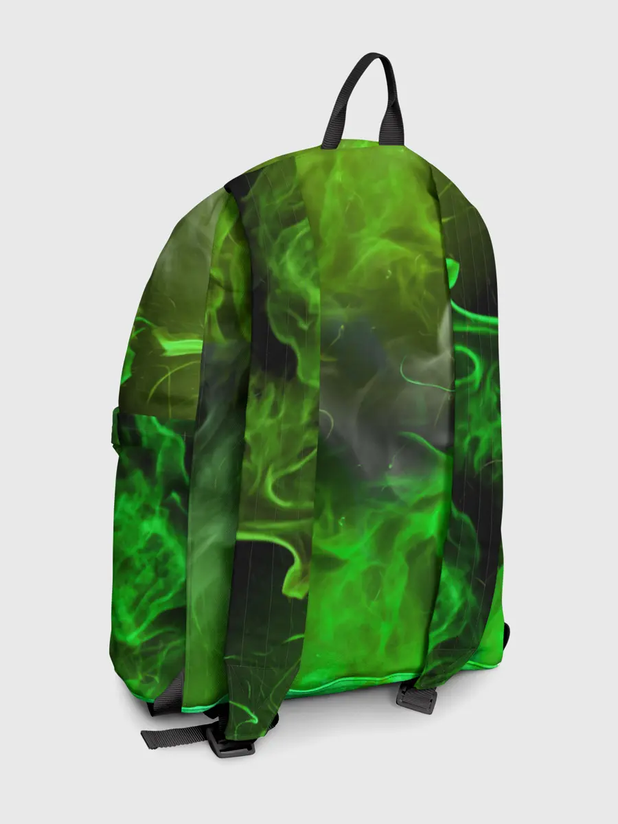 Рюкзак джинсовый / ЗЕЛЁНЫЙ ОГОНЬ