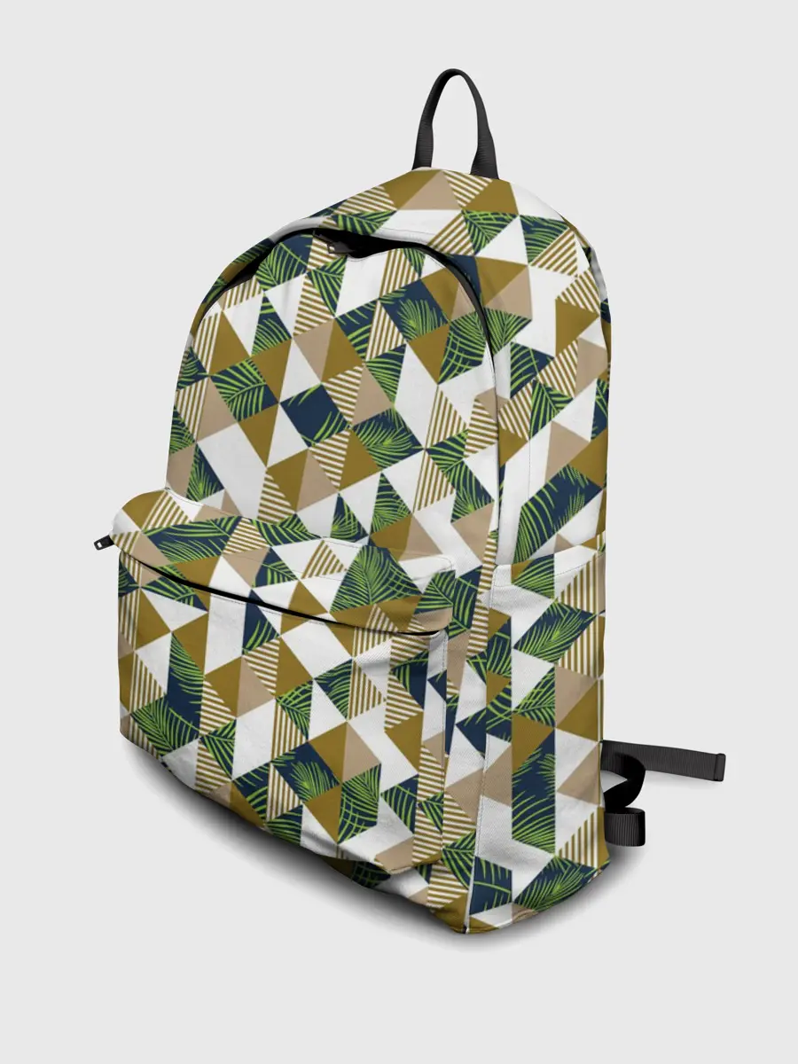 Рюкзак джинсовый / Хипстерские треугольники