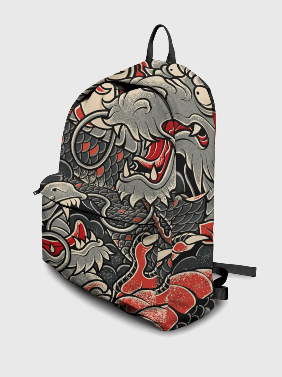 Рюкзак джинсовый / Dsquared tatoo DRAGON