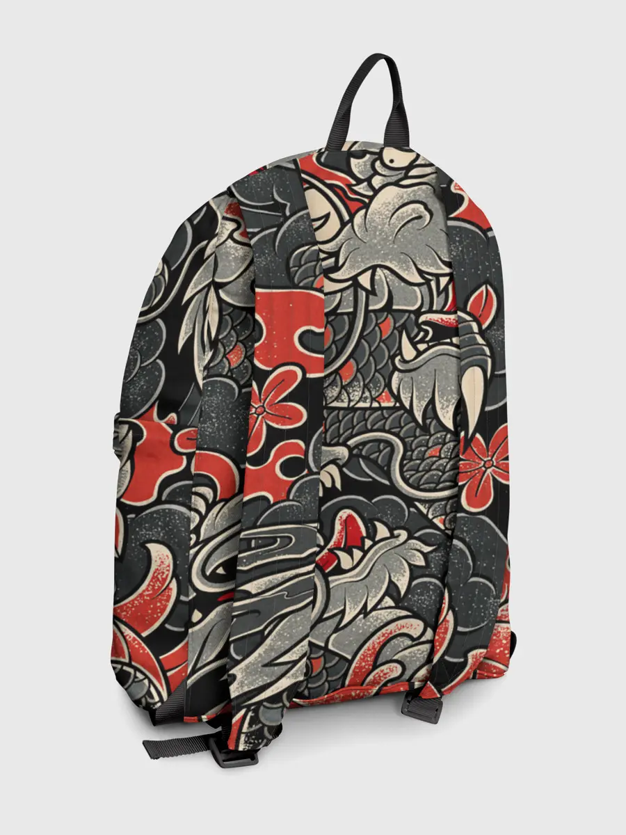 Рюкзак джинсовый / Dsquared tatoo DRAGON