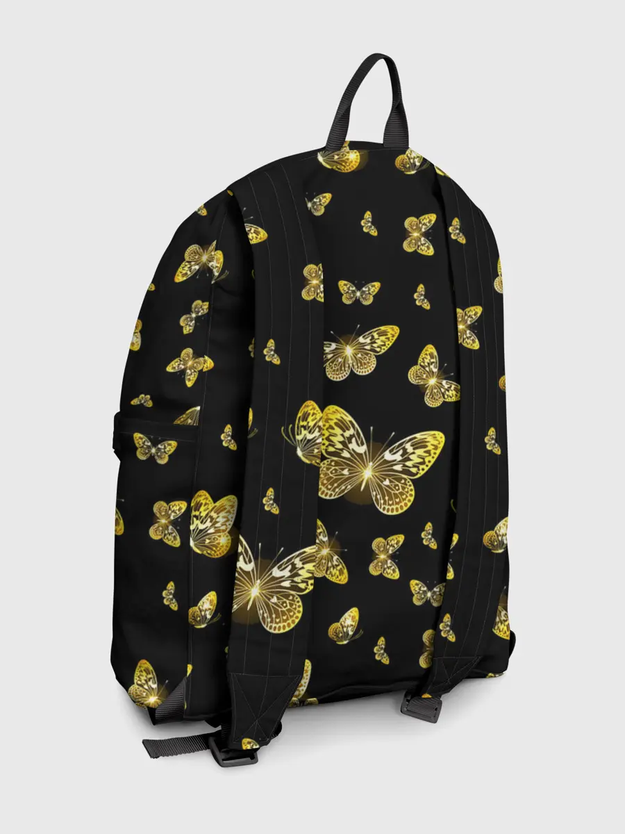 Рюкзак джинсовый / Golden Butterfly pattern