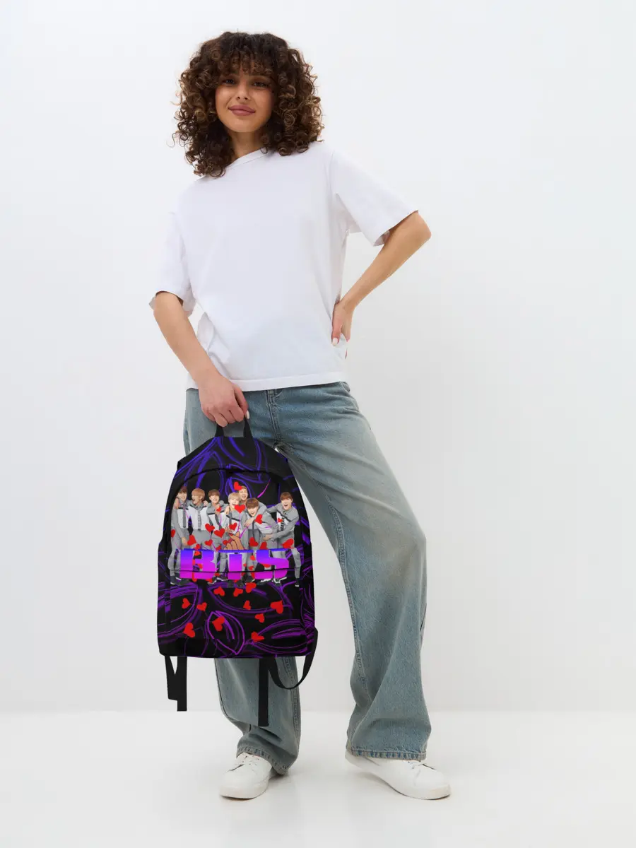 Рюкзак джинсовый / BTS | Бойбенд