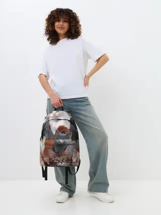 Рюкзак джинсовый / КОТЯТКИ