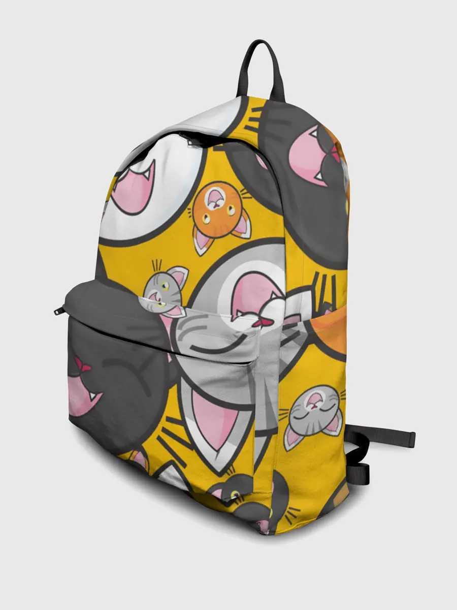 Рюкзак джинсовый / КОТЫ