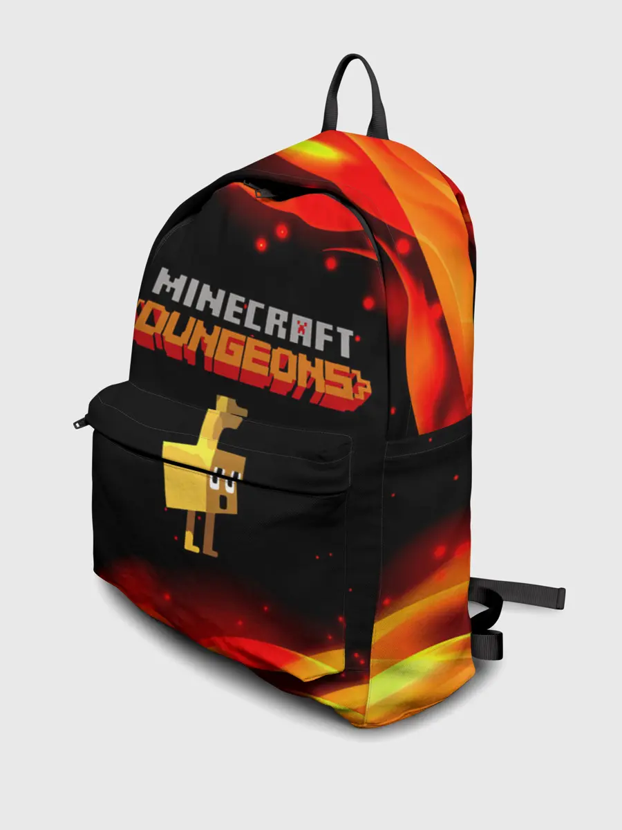 Рюкзак джинсовый / Майнкрафт Подземелья