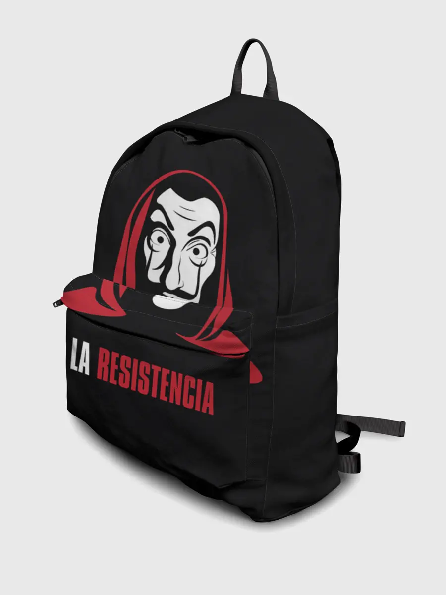 Рюкзак джинсовый / БУМАЖНЫЙ ДОМ / LA CASA DE PAPEL