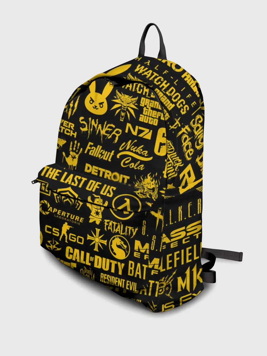 Рюкзак джинсовый / ЛОГОТИПЫ ИГР