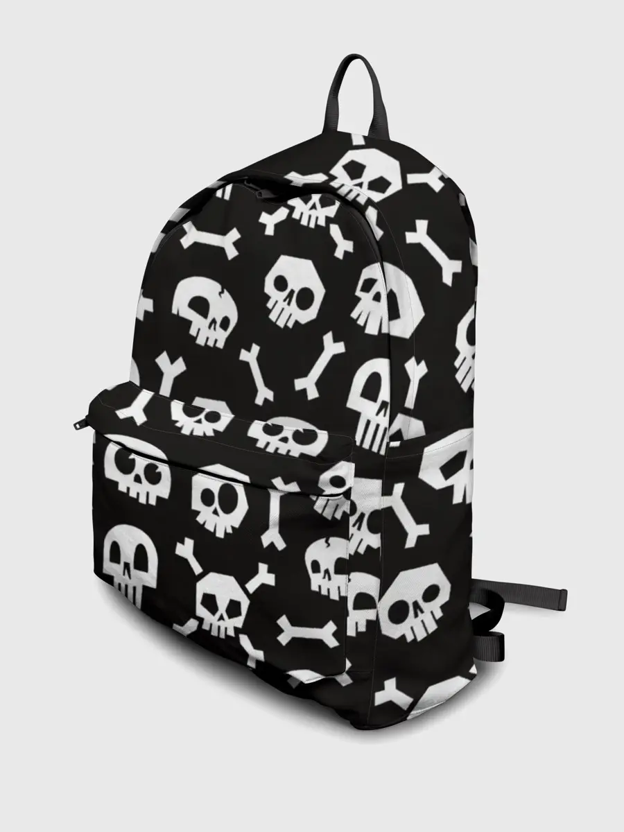 Рюкзак джинсовый / Черепушки