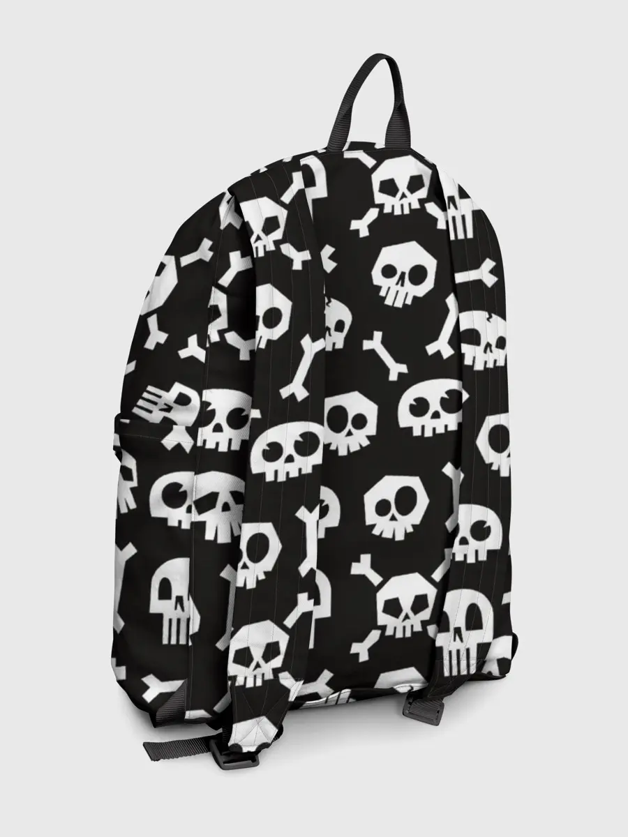 Рюкзак джинсовый / Черепушки