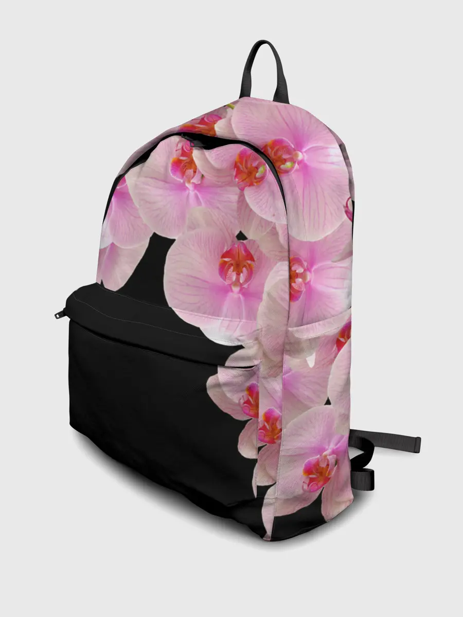 Рюкзак джинсовый / Орхидеи в ночи