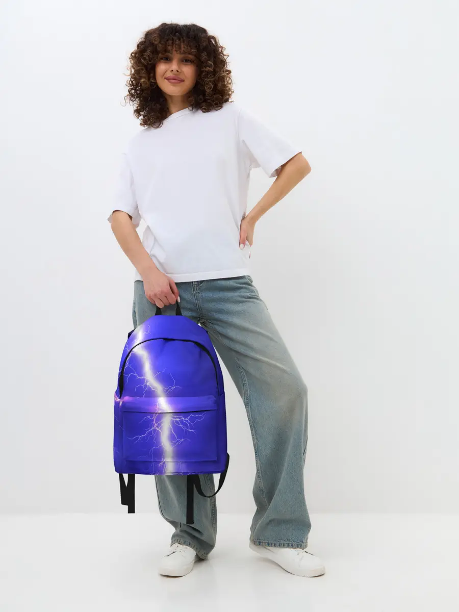 Рюкзак джинсовый / NEON ELECTRIX