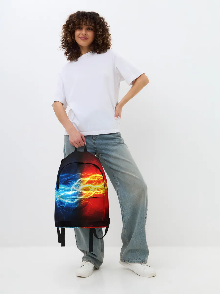 Рюкзак джинсовый / БИТВА МОЛНИЙ