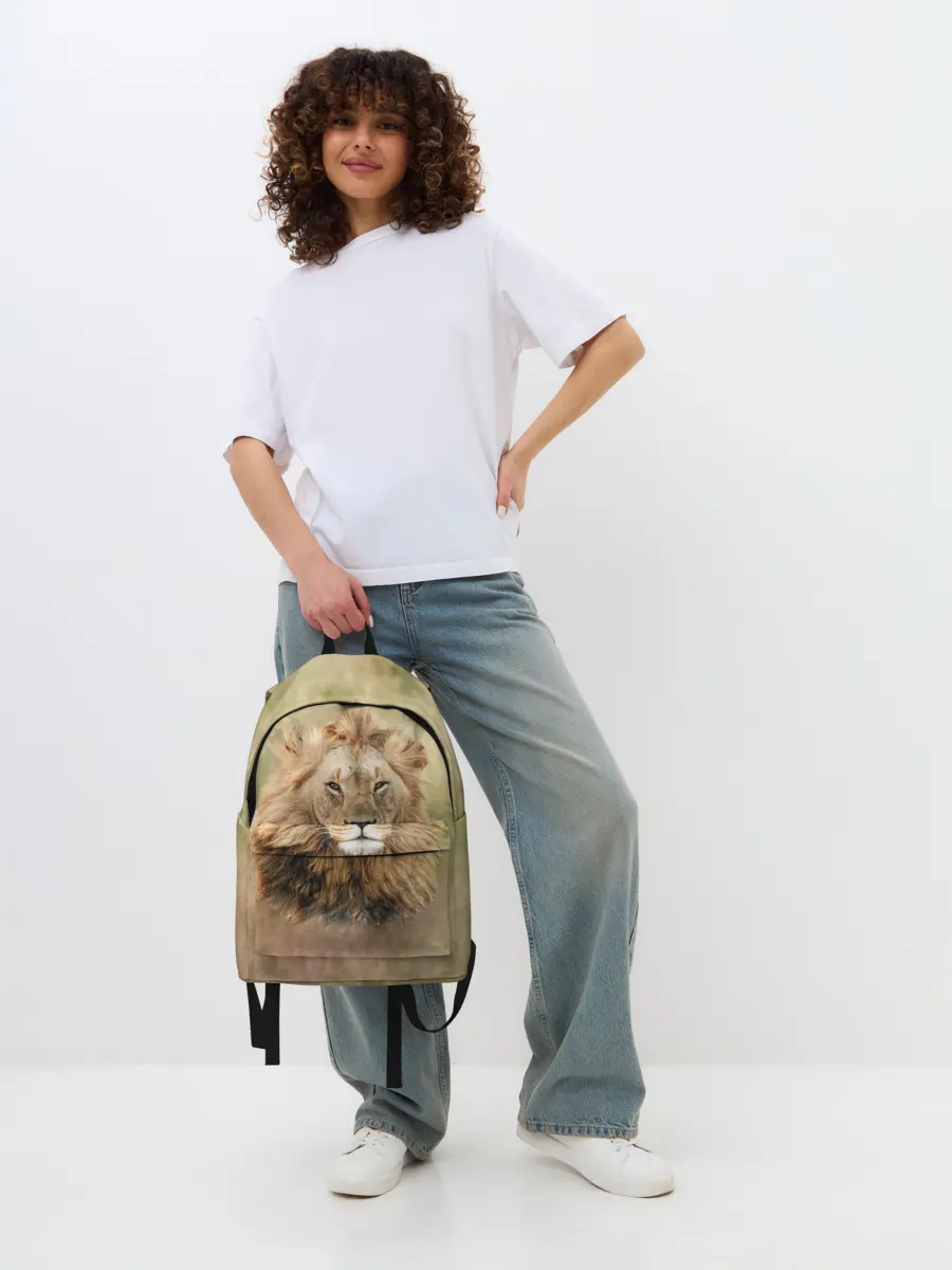 Рюкзак джинсовый / Lion King