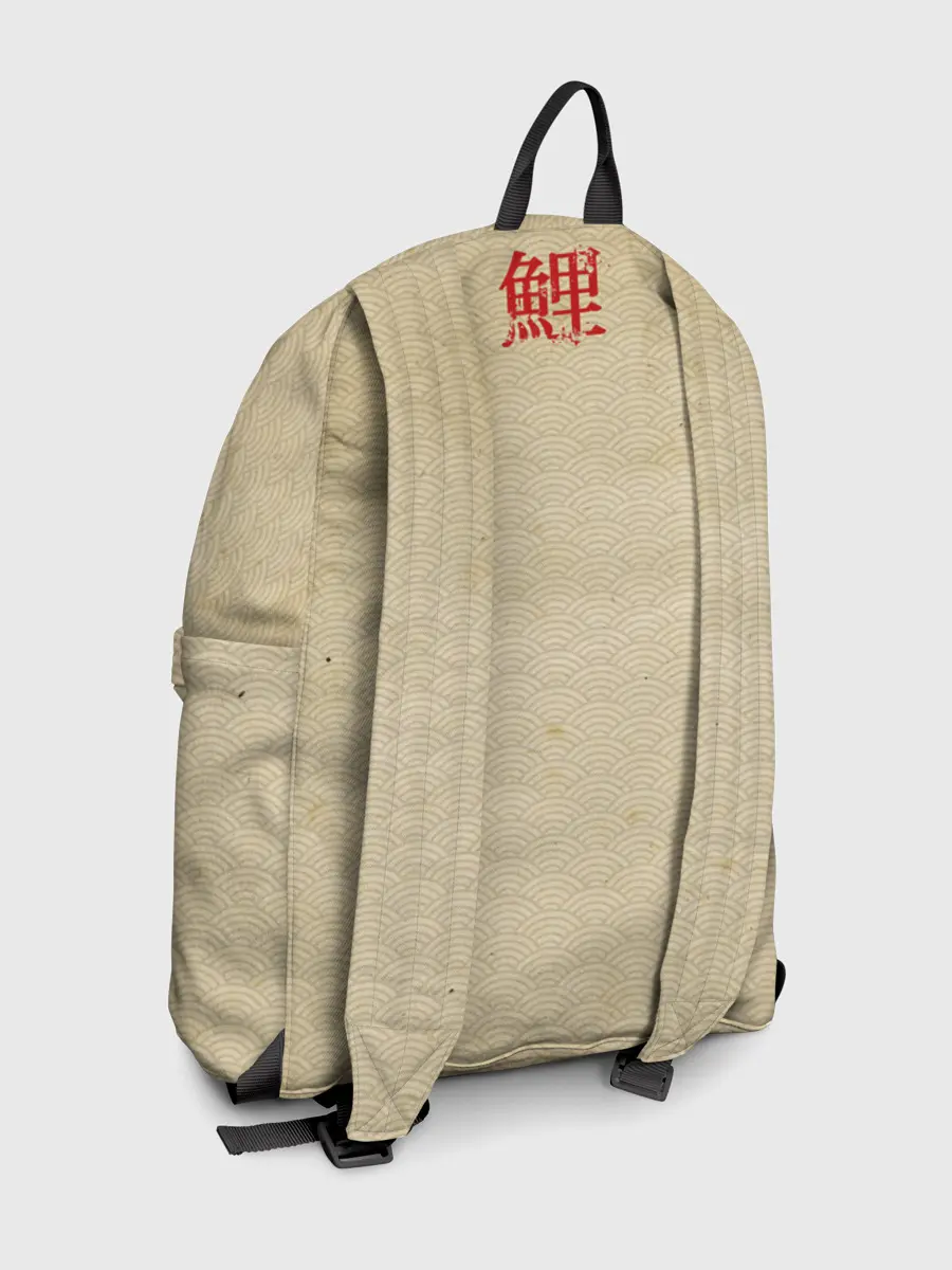 Рюкзак джинсовый / Золотая рыба кои