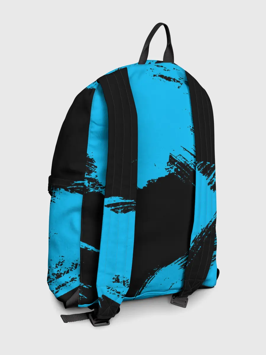 Рюкзак джинсовый / Хвост Феи синие мазки